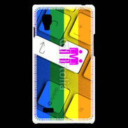 Coque LG Optimus L9 Gay keyboard