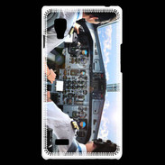 Coque LG Optimus L9 Cockpit avion de ligne