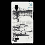 Coque LG Optimus L9 Vintage Aircraft