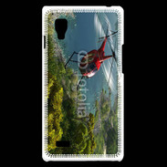 Coque LG Optimus L9 Hélicoptère R44