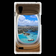 Coque LG Optimus L9 Vue de l'intérieur d'un avion