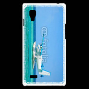 Coque LG Optimus L9 Hydravion au dessus de la mer turquoise