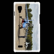 Coque LG Optimus L9 Avion de la patrouille de france 