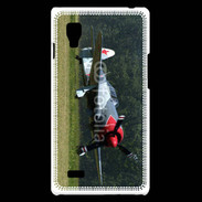 Coque LG Optimus L9 Avion russe à l'atterrissage