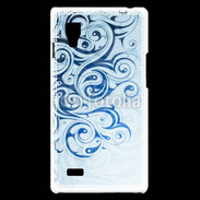 Coque LG Optimus L9 Fond tribal bleu