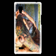 Coque LG Optimus L9 Tatouage homme sexy