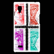 Coque LG Optimus L9 Timbres Français