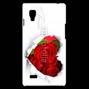 Coque LG Optimus L9 Rose forever