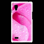 Coque LG Optimus L9 Pétale de rose