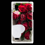 Coque LG Optimus L9 Bouquet de rose