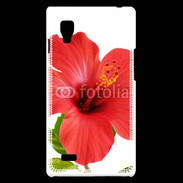 Coque LG Optimus L9 Hibiscus rouge