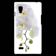Coque LG Optimus L9 Orchidée blanche