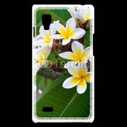 Coque LG Optimus L9 Fleurs Frangipane 2
