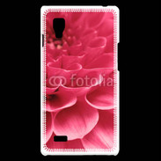 Coque LG Optimus L9 Pétale rose zoomé