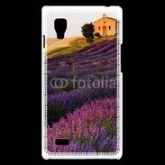 Coque LG Optimus L9 Champs de lavande 3