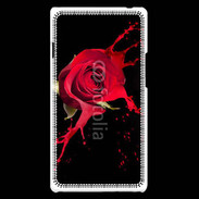 Coque LG Optimus L9 Rose splash