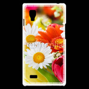 Coque LG Optimus L9 Fleurs des champs multicouleurs