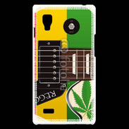 Coque LG Optimus L9 Guitare Reggae