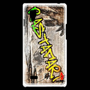 Coque LG Optimus L9 Rastafari graffiti