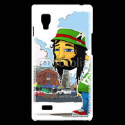 Coque LG Optimus L9 Rasta caractère