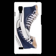 Coque LG Optimus L9 Paire de converse bleue