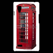 Coque LG Optimus L9 Cabine téléphonique rouge