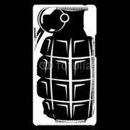 Coque LG Optimus L9 Grenade noire