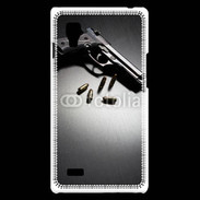Coque LG Optimus L9 Pistolet et munitions