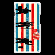 Coque LG Optimus L9 Soldat américain