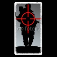 Coque LG Optimus L9 Soldat dans la ligne de mire