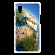 Coque LG Optimus L9 Terre vue du ciel