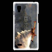Coque LG Optimus L9 Pompiers Canadair