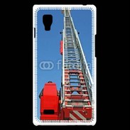 Coque LG Optimus L9 grande échelle de pompiers