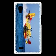 Coque LG Optimus L9 Avion Bombardier d'eau 2
