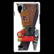 Coque LG Optimus L9 Fusil de chasse et couteau