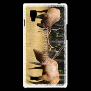 Coque LG Optimus L9 Combat de cerf