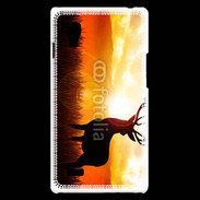 Coque LG Optimus L9 Silhouette d'un cerf 5