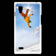 Coque LG Optimus L9 Saut de snowboarder