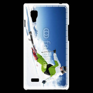 Coque LG Optimus L9 Skieur en montagne