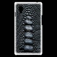 Coque LG Optimus L9 Effet crocodile noir