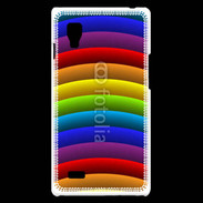 Coque LG Optimus L9 Effet Raimbow