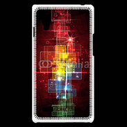 Coque LG Optimus L9 Fond abstrait coloré