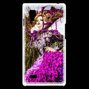 Coque LG Optimus L9 Femme florale