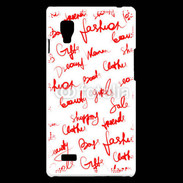 Coque LG Optimus L9 Fashion mots