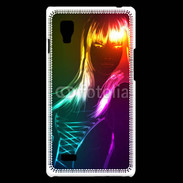 Coque LG Optimus L9 Fashion femme en discothèque