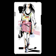 Coque LG Optimus L9 Top modèle en dessin