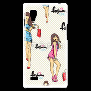 Coque LG Optimus L9 Fashion girl 5