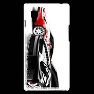 Coque LG Optimus L9 Voiture noire