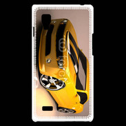 Coque LG Optimus L9 Belle voiture jaune et noire