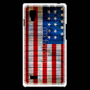 Coque LG Optimus L9 Drapeau USA Vintage